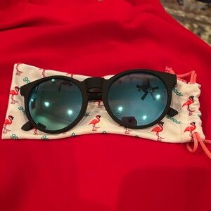 Goodr Black Sunglasses with Blue Lenses